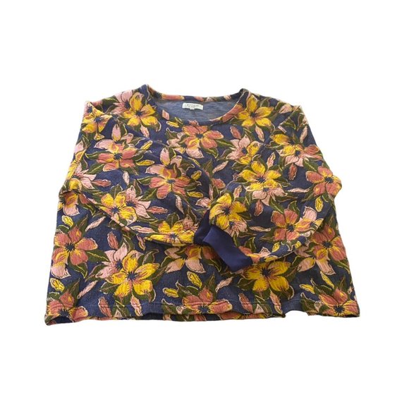 Mile(s) By Madewell Island Magnolias Jacquard Sweatshirt Size XL - Picture 3 of 6